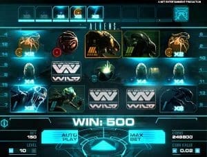 Aliens Kasinopelilogo